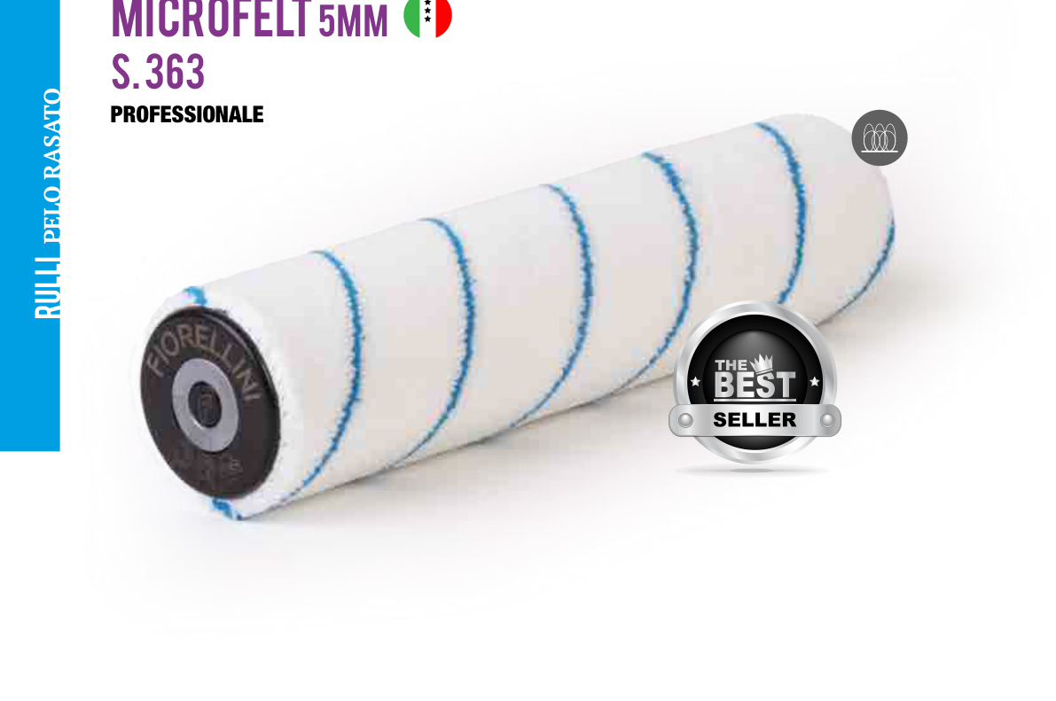 Mini-rouleau Microfelt 10 cm