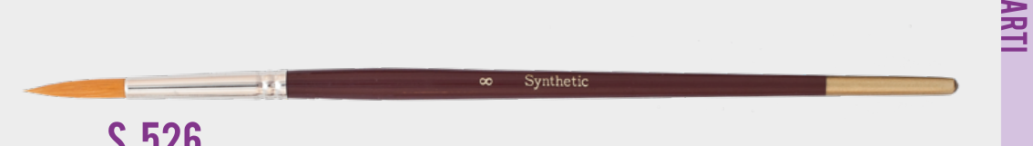 Pinceau rond synthétique